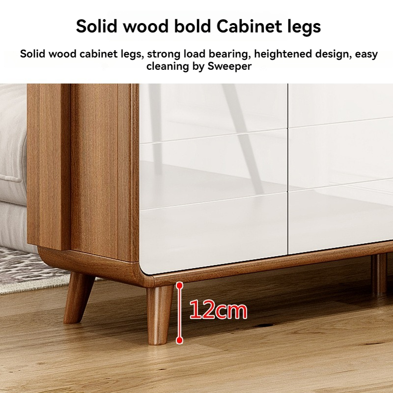 [Pre-order]  Entry Partition Hanger Shoe Cabinet Large Capacity Multi-Functional Storage Cabinet At the Door Solid Wood Frame Seating One-Smart-Living