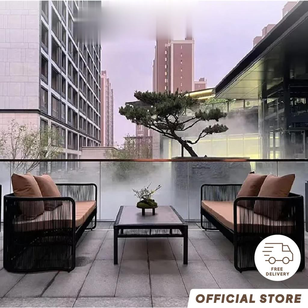 [Pre-order] Outdoor sofa, leisure courtyard garden, outdoor rattan woven sofa, outdoor waterproof and sun drying sofa, double person-Smart-Living