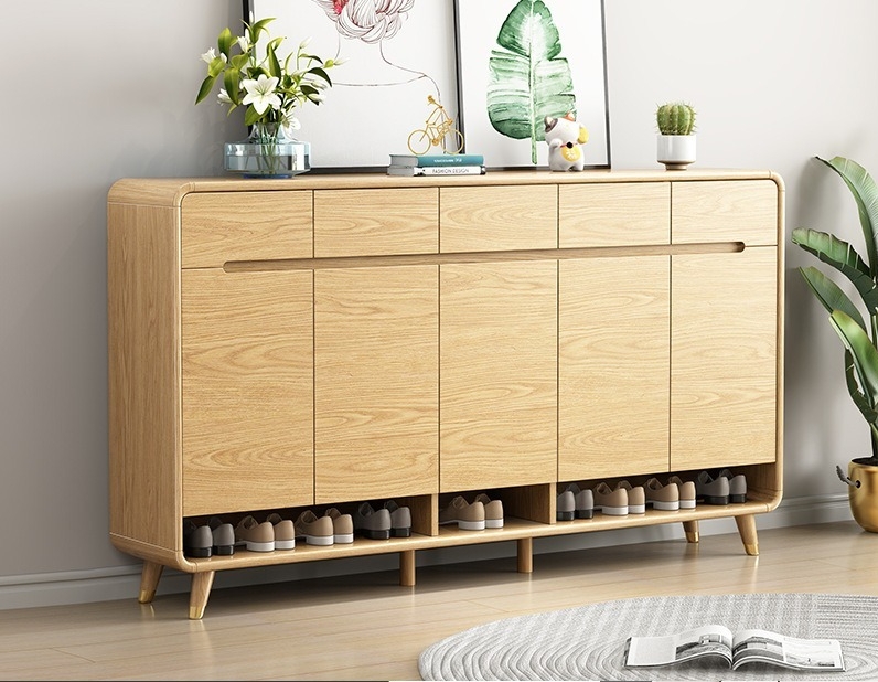 [Pre-order]  Nordic Shoes Cabinet Modern Simple Multi-Functional Home Door Large Capacity Storage Cabinet Entry Hall Entrance Storage Cabinet-Smart-Living