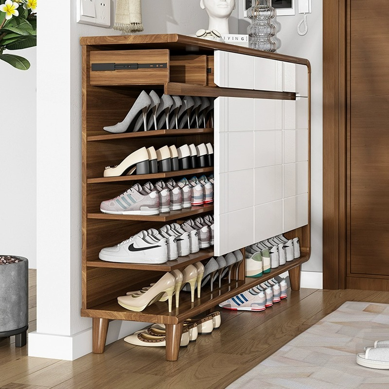 [Pre-order]  Nordic Shoes Cabinet Modern Simple Multi-Functional Home Door Large Capacity Storage Cabinet Entry Hall Entrance Storage Cabinet-Smart-Living