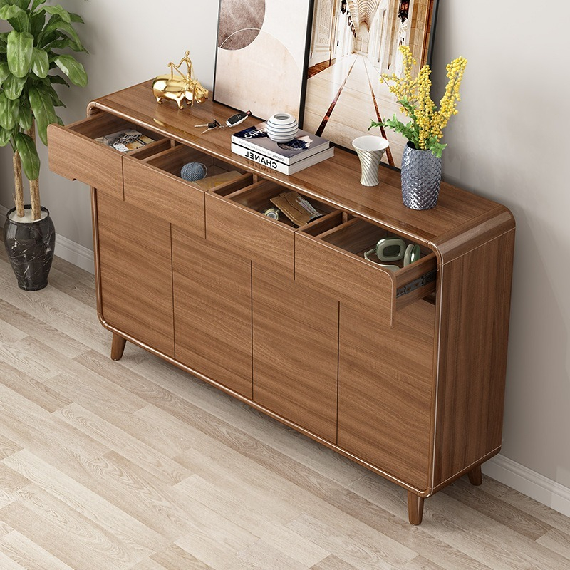 [Pre-order]  Light Luxury Shoe Cabinet Home Door Large Capacity Paint Foyer Cabinet Entry Door Entrance Cabinet Storage Cabinet Balcony Storage Cabinet-Smart-Living