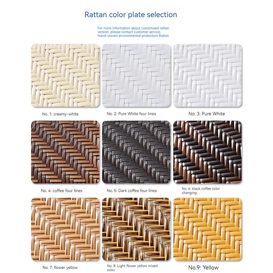 [Pre-order] Outdoor wicker sofa set for indoor living rooms, balconies, and outdoor villa courtyards.-Smart-Living