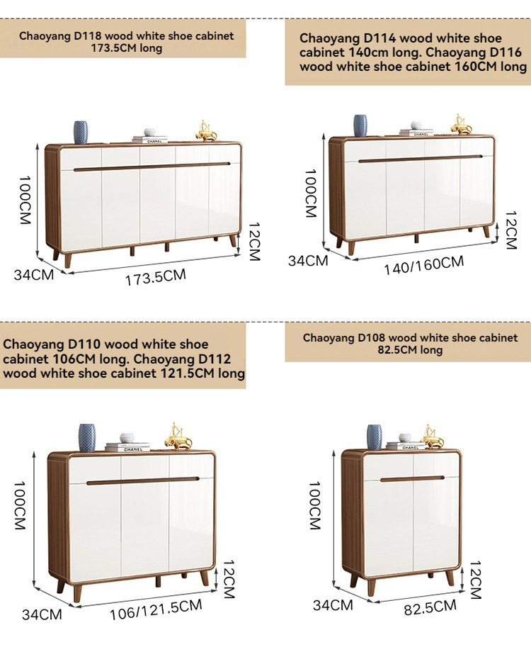 [Pre-order]  Light luxury Shoe Cabinet Home Door Large Capacity Paint Foyer Cabinet Entry Door Entrance Cabinet Storage Cabinet Balcony Storage Cabinet-Smart-Living