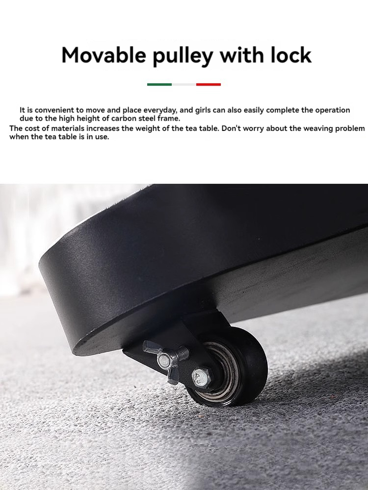 【Showroom】Multi-functional rock plate lift coffee table dining table dual-use Italian small household all-in-one household living room coffee table into dining table-Smart-Living