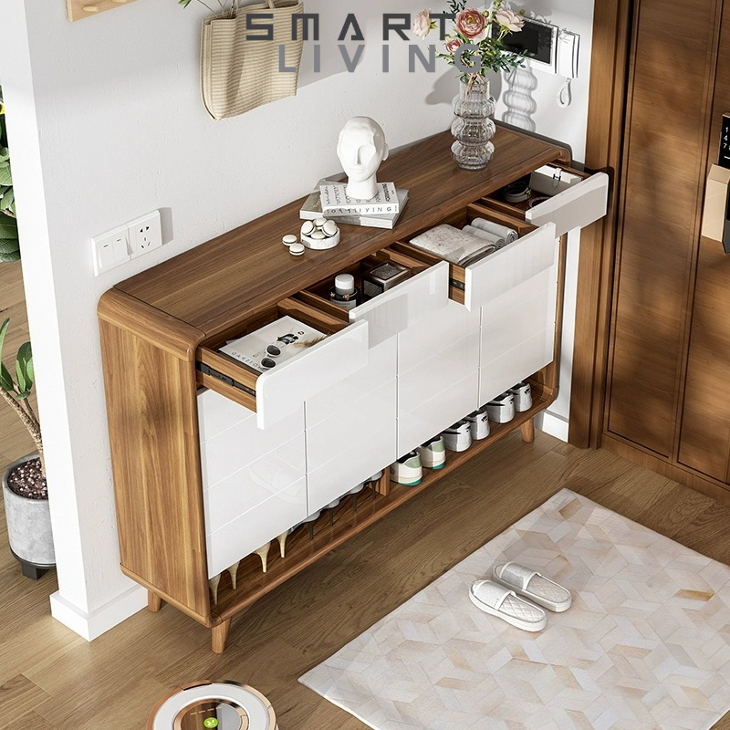 [Pre-order]  Nordic Shoes Cabinet Modern Simple Multi-Functional Home Door Large Capacity Storage Cabinet Entry Hall Entrance Storage Cabinet-Smart-Living