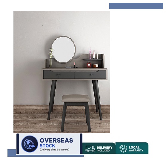 [Pre-order]  Black Oak Nordic Minimalist Varese Dressing Table DST0020ZJ -MUY -NUL-Smart-Living