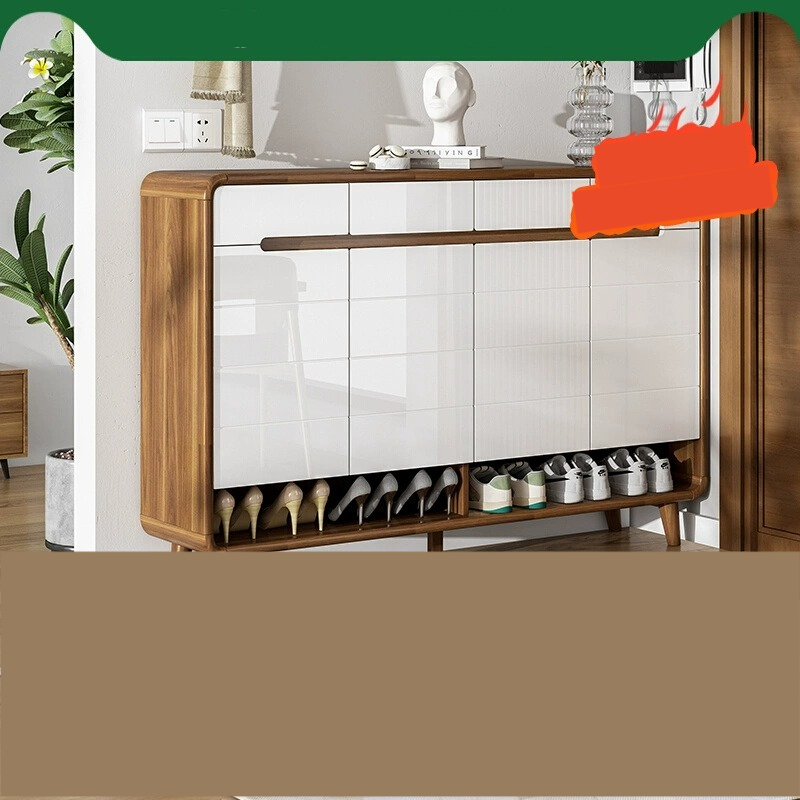 [Pre-order]  Nordic Shoes Cabinet Modern Simple Multi-Functional Home Door Large Capacity Storage Cabinet Entry Hall Entrance Storage Cabinet-Smart-Living