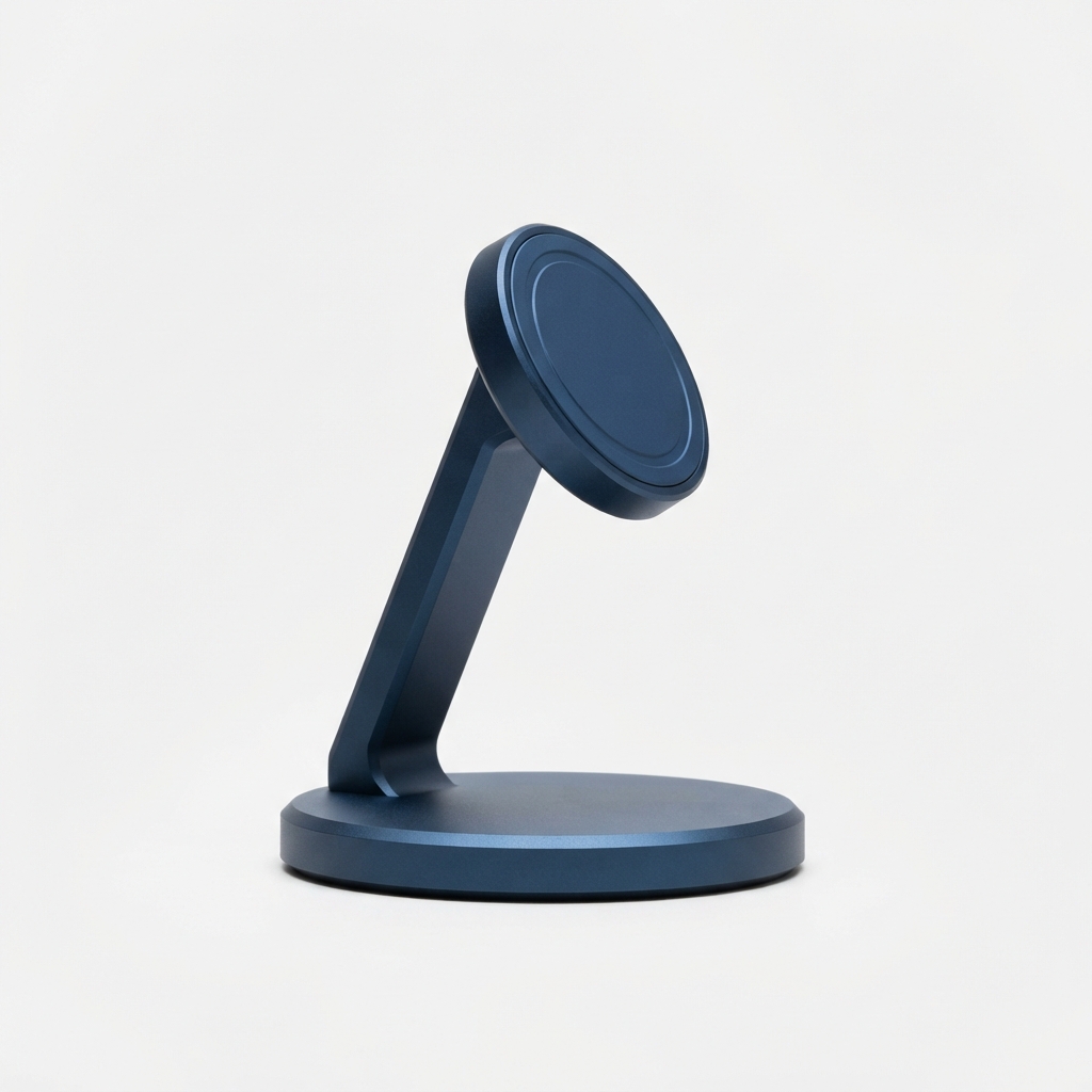 Magnetic phone stand for metal surfaces