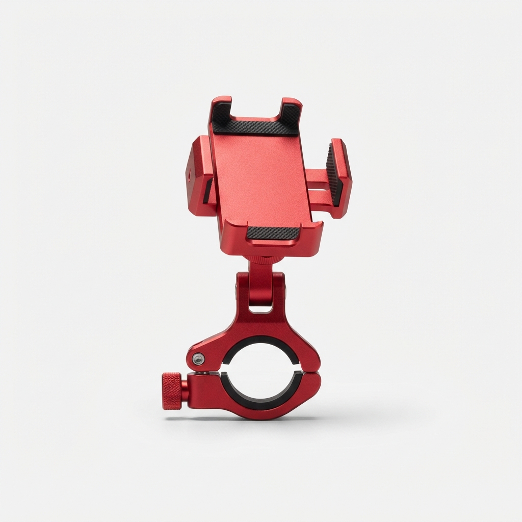 Outdoor bike handlebar phone stand