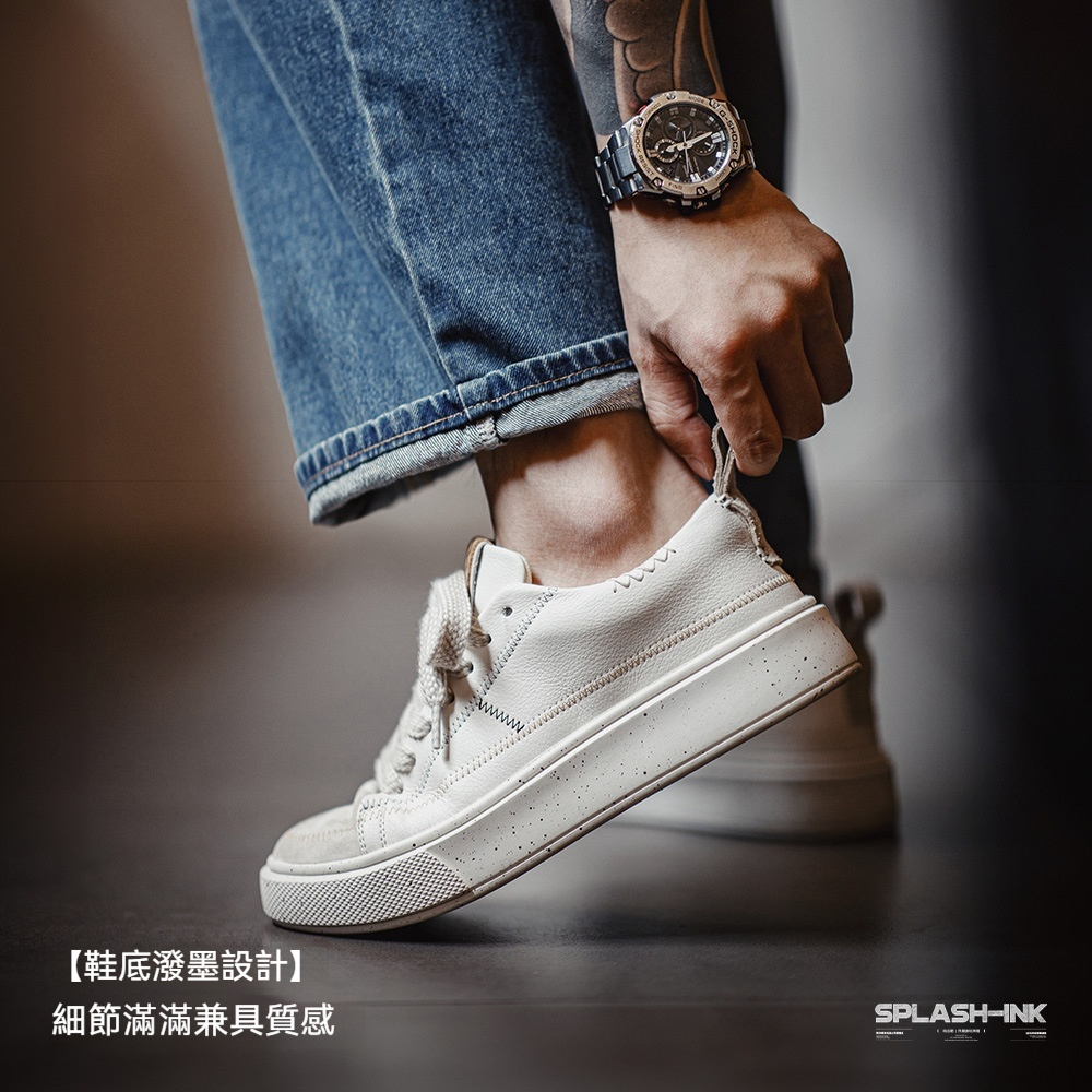 2024新款板鞋夏季男款設計感小眾休閒運動潮鞋百搭厚底小白鞋-Retro's Wear