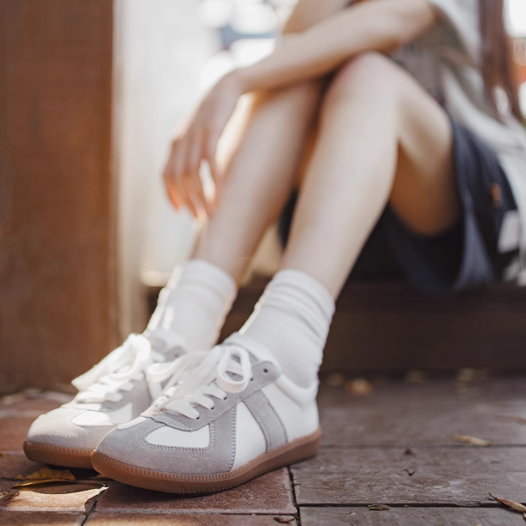 地心引力Gravity秋新款款情侶德訓鞋休閒小白鞋運動鞋-Retro's Wear