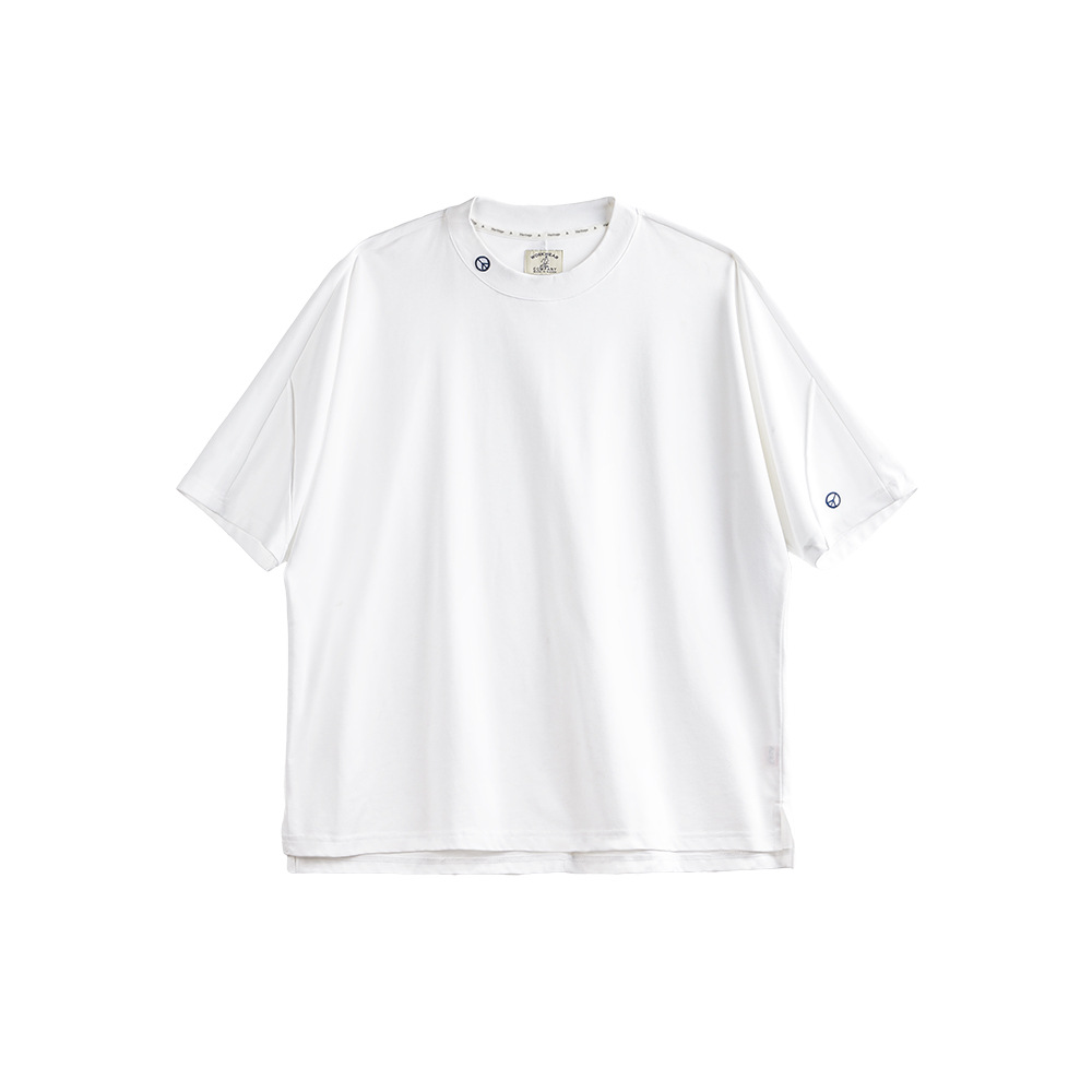 美式休閒3A抗菌速乾短袖T恤運動透氣廓形反戰打底衫男夏-Retro's Wear