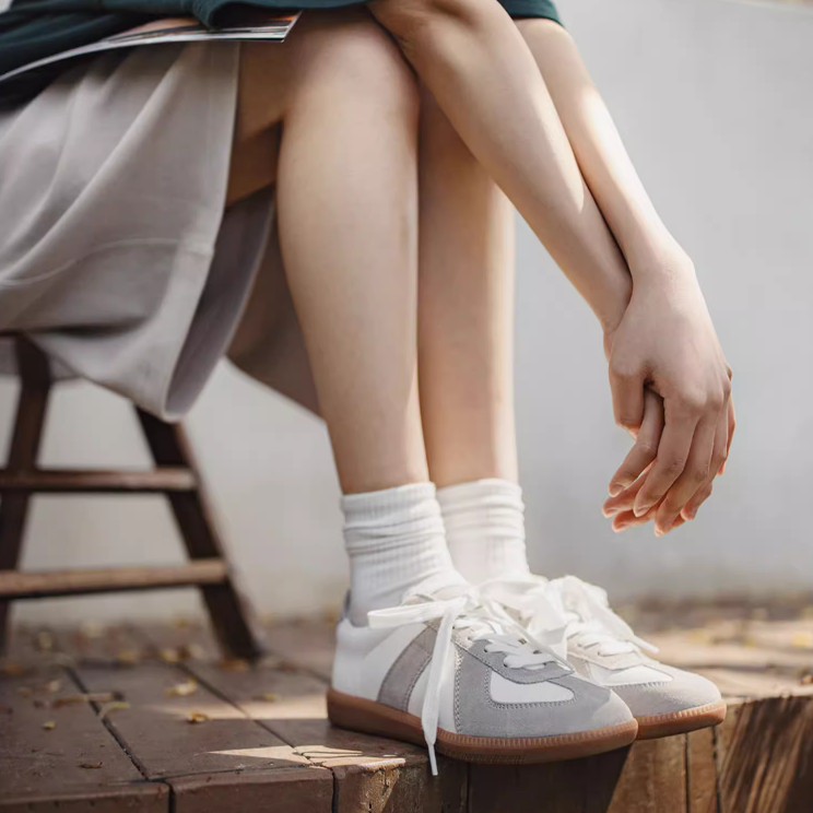 地心引力Gravity秋新款款情侶德訓鞋休閒小白鞋運動鞋-Retro's Wear