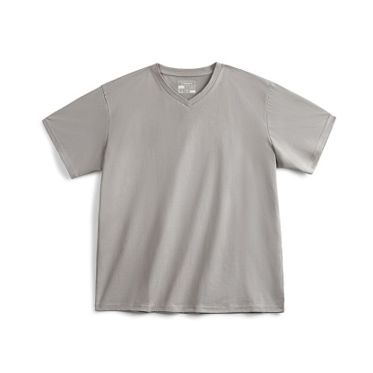 美式Sorona速乾涼感短袖T恤黑科技索羅娜v領純色上衣男夏-Retro's Wear