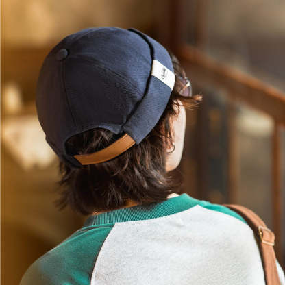 美式無簷地主瓜皮帽雅痞無沿西瓜圓帽純棉男女嘻哈帽-Retro's Wear