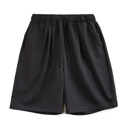 美式休閒Easypants短褲免燙抗皺垂感寬鬆直筒五分褲男夏-Retro's Wear