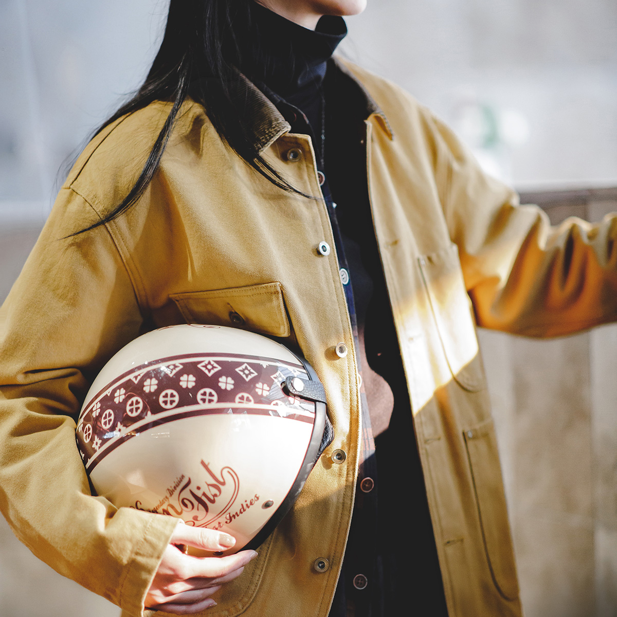 美式密歇根夾克春秋款純棉帆布翻領長袖上衣外套-Retro's Wear