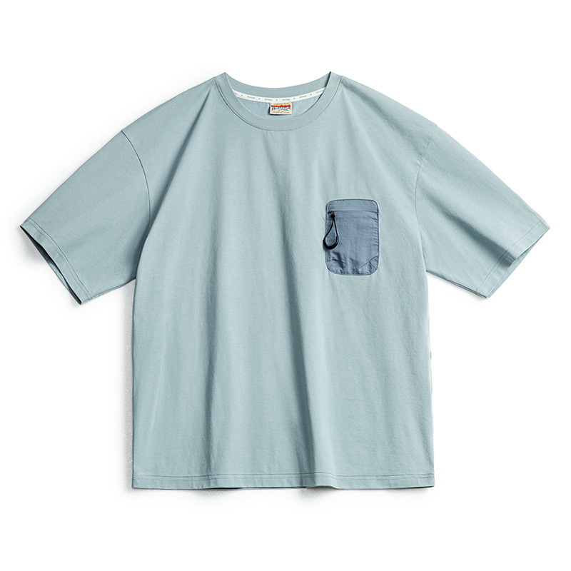 美式休閒Sorona涼感短袖T恤索羅娜透氣抗菌半袖體恤男夏-Retro's Wear