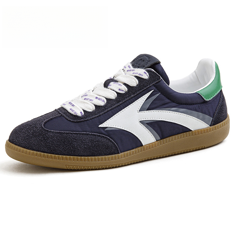 新款復古德訓鞋男春夏季運動小眾百搭輕便軟底休閒板鞋-Retro's Wear