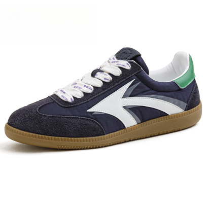 新款復古德訓鞋男春夏季運動小眾百搭輕便軟底休閒板鞋-Retro's Wear