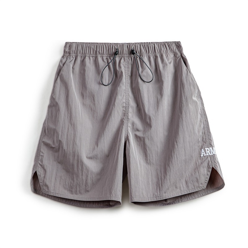 美式復古ARMY訓練運動短褲薄款字母刺繡直筒四分褲男夏-Retro's Wear