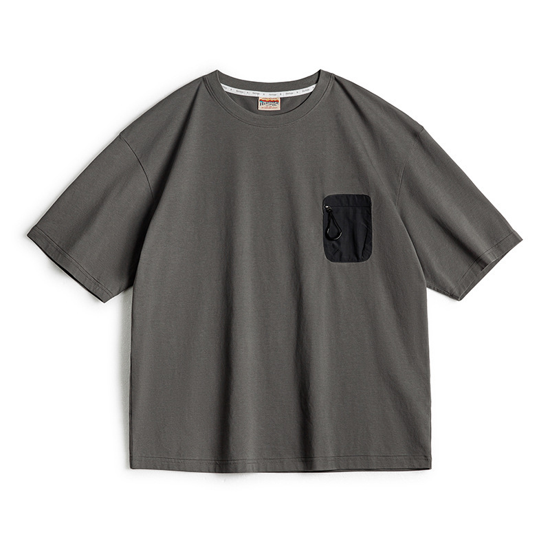 美式休閒Sorona涼感短袖T恤索羅娜透氣抗菌半袖體恤男夏-Retro's Wear