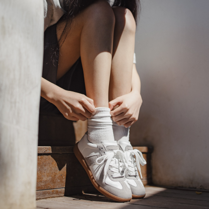 地心引力Gravity秋新款款情侶德訓鞋休閒小白鞋運動鞋-Retro's Wear