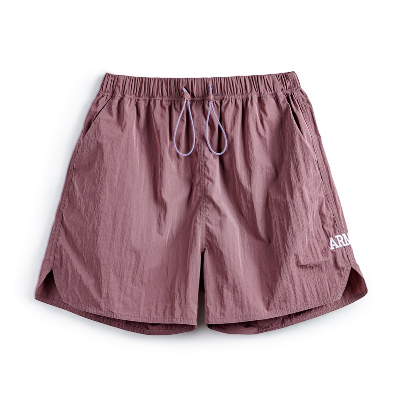 美式復古ARMY訓練運動短褲薄款字母刺繡直筒四分褲男夏-Retro's Wear