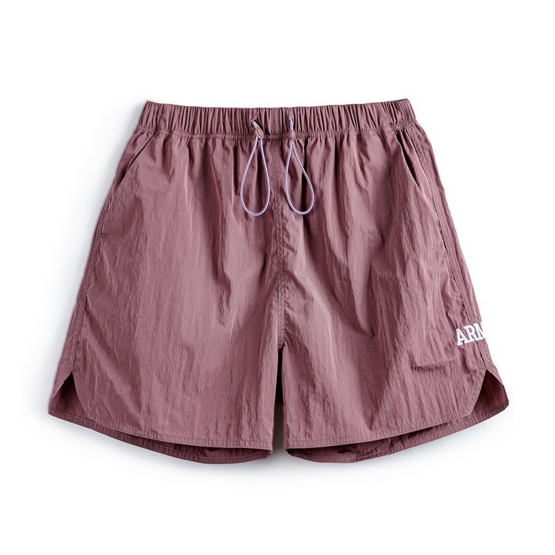 美式復古ARMY訓練運動短褲薄款字母刺繡直筒四分褲男夏-Retro's Wear