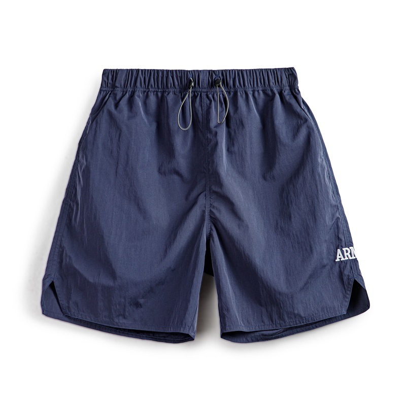 美式復古ARMY訓練運動短褲薄款字母刺繡直筒四分褲男夏-Retro's Wear