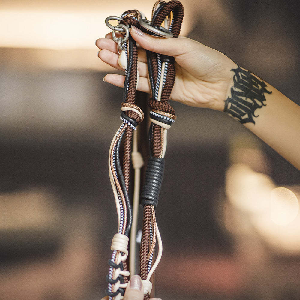 vintage編織繩腰帶女士腰繩腰鏈配飾裝潢皮帶可調節跨帶-Retro's Wear