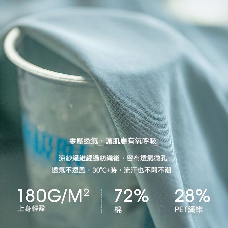 美式休閒Sorona涼感短袖T恤索羅娜透氣抗菌半袖體恤男夏-Retro's Wear