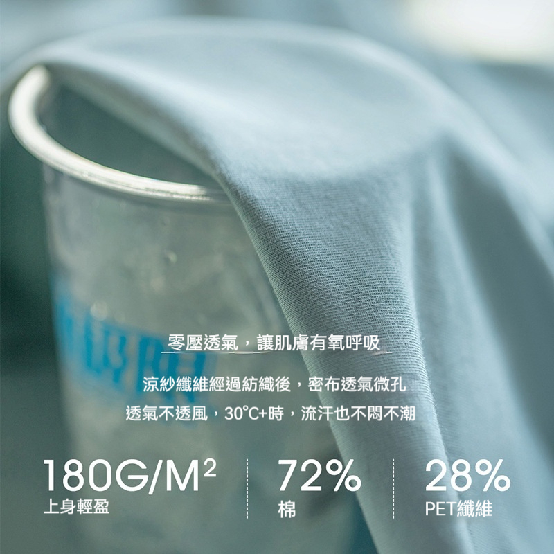 美式休閒Sorona涼感短袖T恤索羅娜透氣抗菌半袖體恤男夏-Retro's Wear