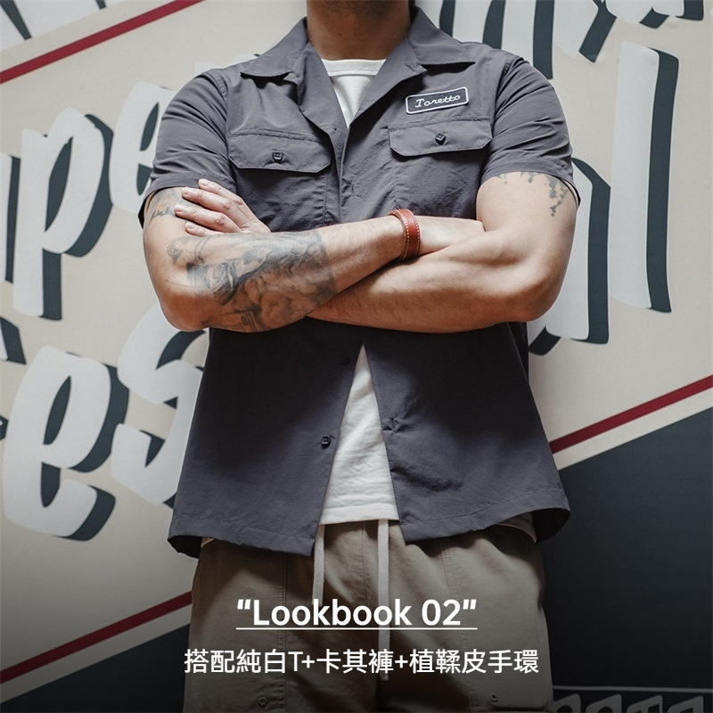 速度與激情10同款Toretto襯衫美式薄款硬漢短袖襯衣男夏-Retro's Wear