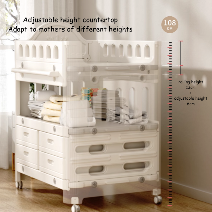 Countertop changing table on sale