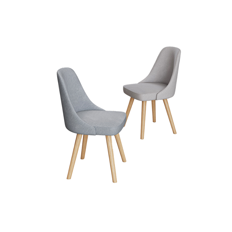 Elodie 360 Swivel Rotating Modern Minimalist Backrest Chair, dining table chair