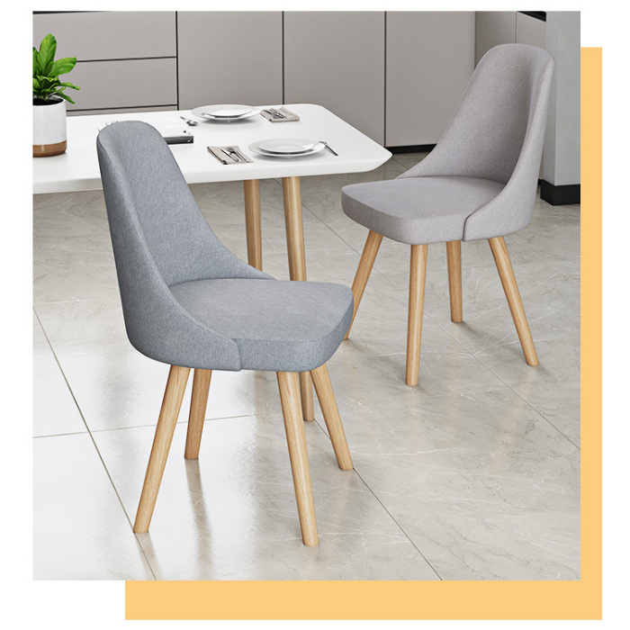 Elodie 360 Swivel Rotating Modern Minimalist Backrest Chair, dining table chair