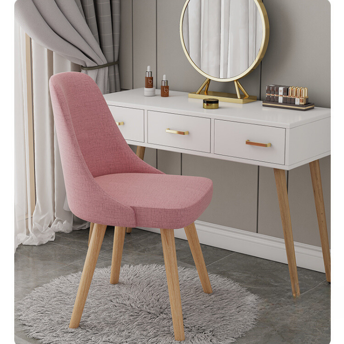 Elodie 360 Swivel Rotating Modern Minimalist Backrest Chair, dining table chair