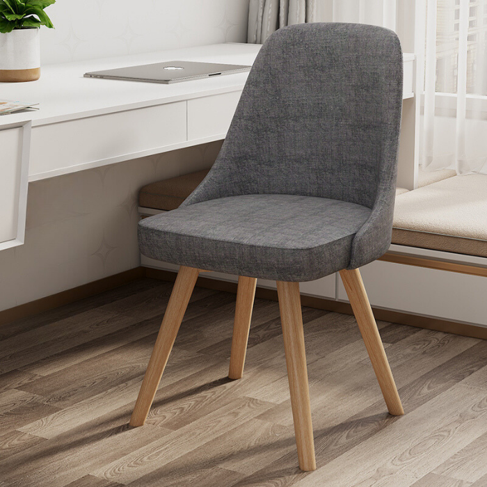 Elodie 360 Swivel Rotating Modern Minimalist Backrest Chair, dining table chair