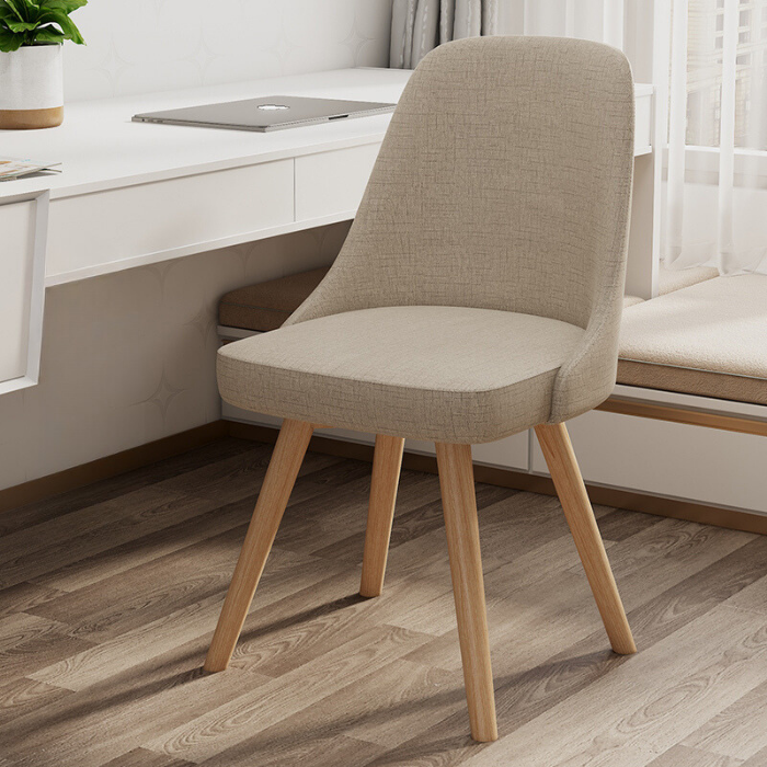 Elodie 360 Swivel Rotating Modern Minimalist Backrest Chair, dining table chair