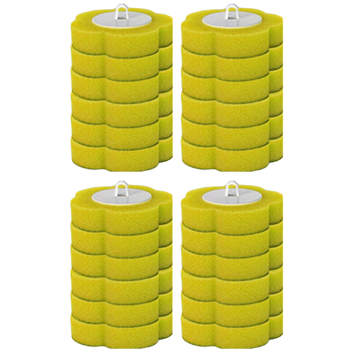 Disposable Scented Fragrance Toilet Brush, Toilet Bowl Cleaner Set with Storage Caddy with Refill Heads for Bathroom Cleaning