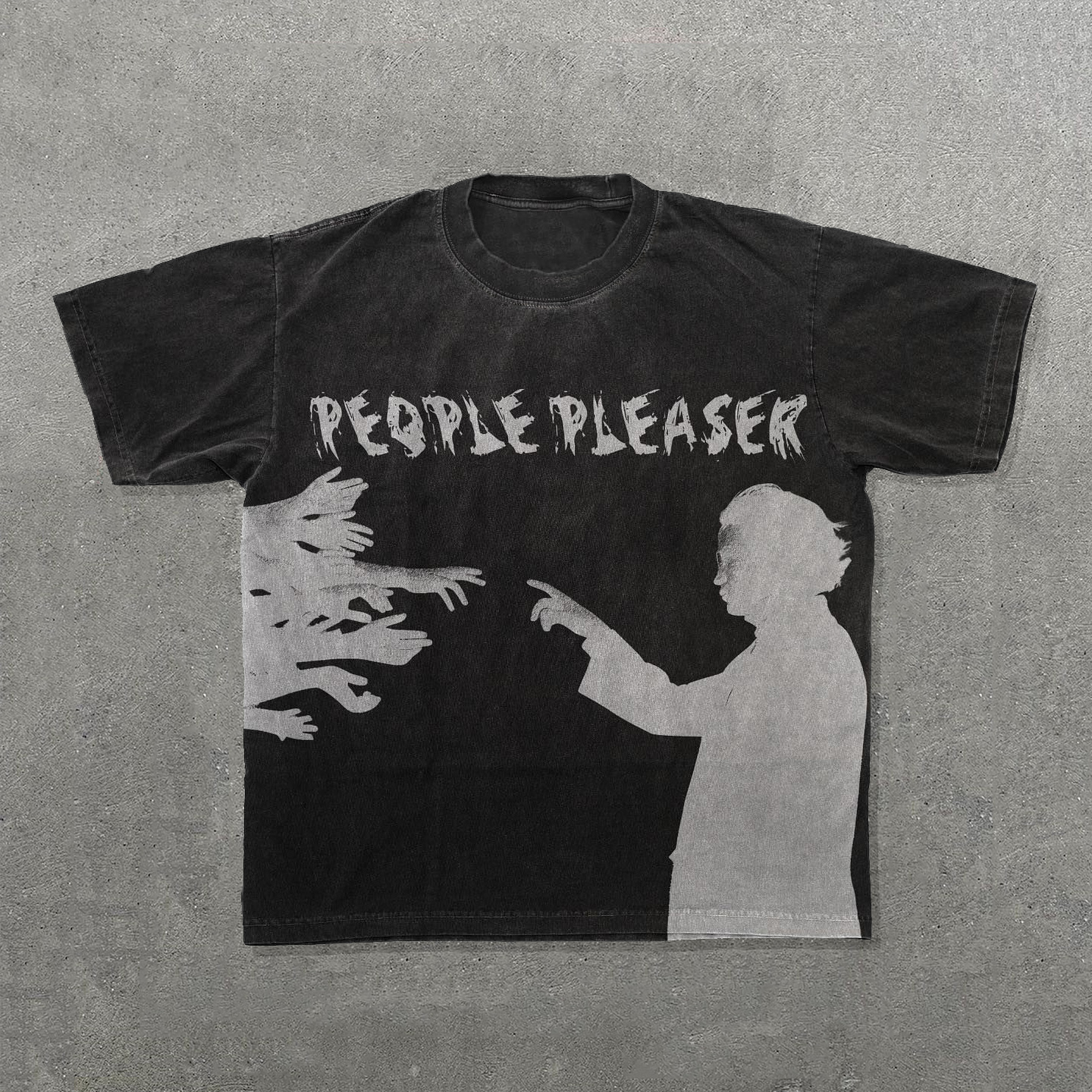 People Pleaser Print Short Sleeve T-Shirt测试