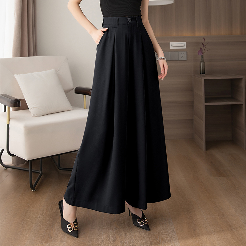 氣質高腰垂感西裝寬褲