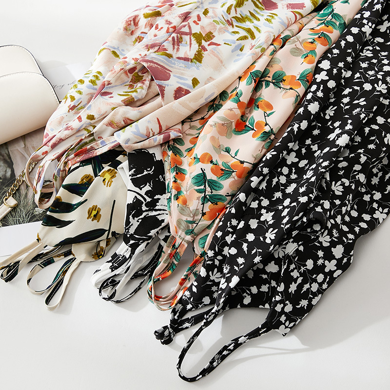 百搭手繪畫風吊帶連身裙