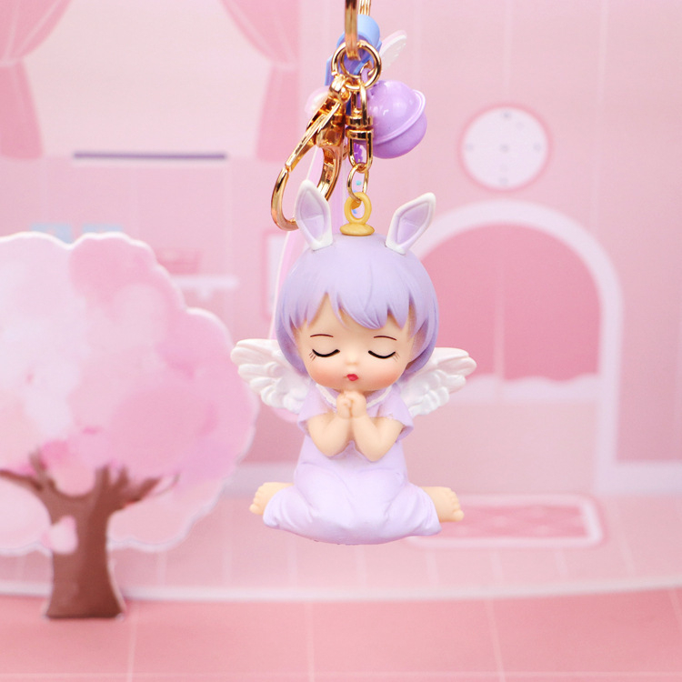 Cartoon Girl Keychain