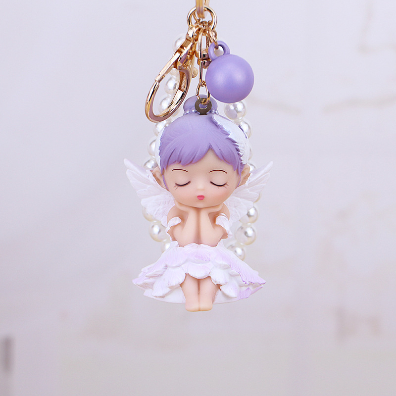 Cartoon Girl Keychain
