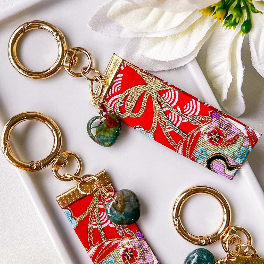 <<SG Seller>> CRZtales Ocean Jasper Heart CRZFabChain #CRZFabChains