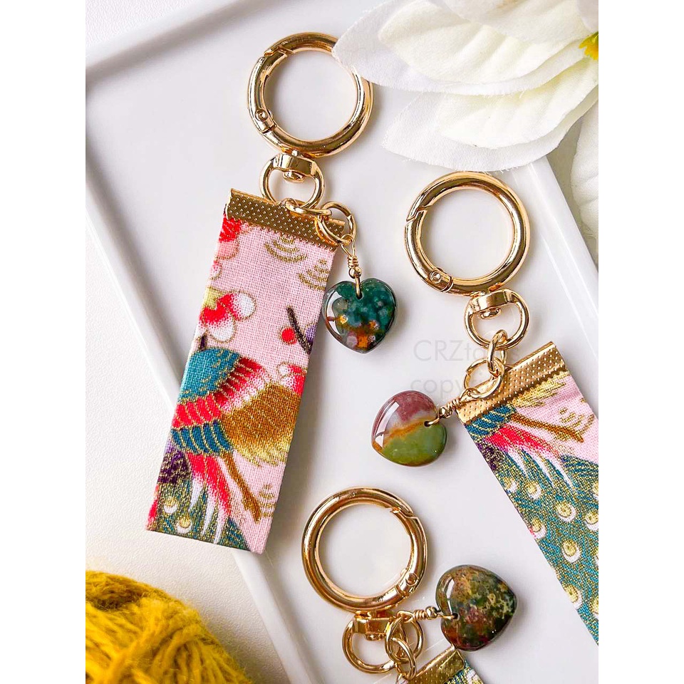 <<SG Seller>> CRZtales Ocean Jasper Heart CRZFabChain #CRZFabChains