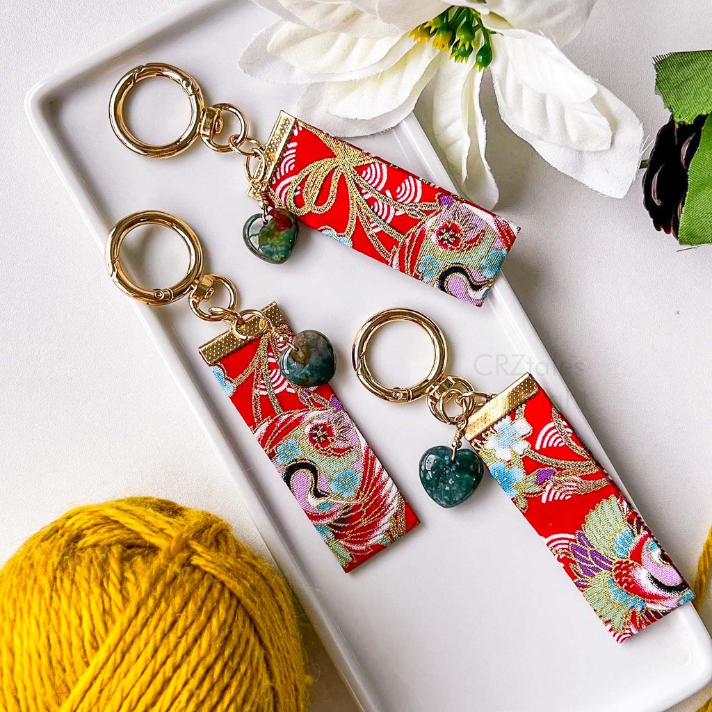 <<SG Seller>> CRZtales Ocean Jasper Heart CRZFabChain #CRZFabChains