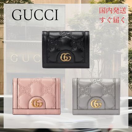 【GUCCI】グッチGGマトラッセ カードケース ウォレット【財布】